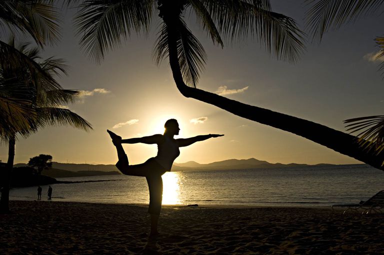 Fort Lauderdale, savu dienu, Atlantijas okeānu, jogas nodarbības