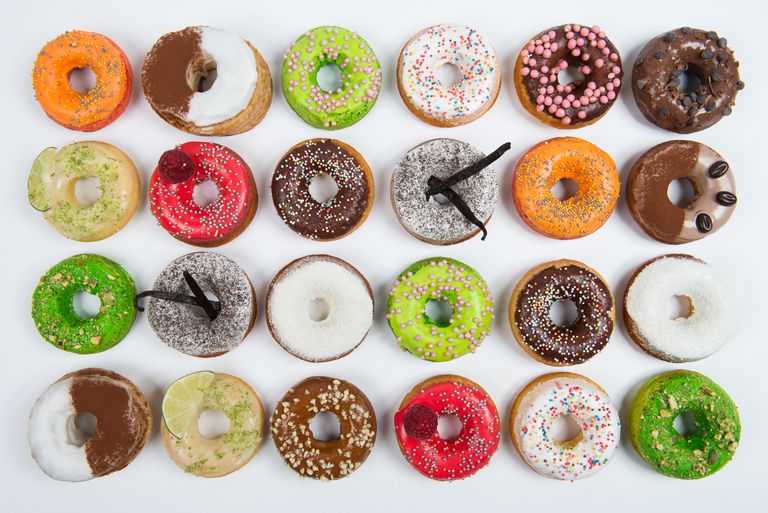 Dunkin Donuts, donut kalorijas, kalorijas gramus, donuts kalorijas, Donuts veselīgu