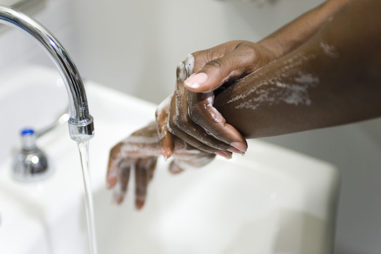 papīra dvieļu, auduma roku, dvieļu izmantošanu, mazgājot rokas