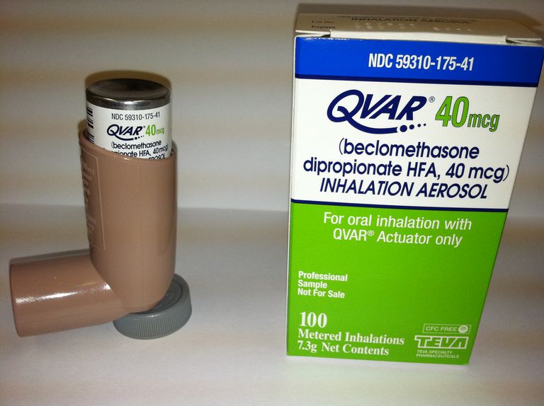 inhalējamo steroīdu, ārstēšanai QVAR, astmas ārstēšanai, astmas iekaisumu