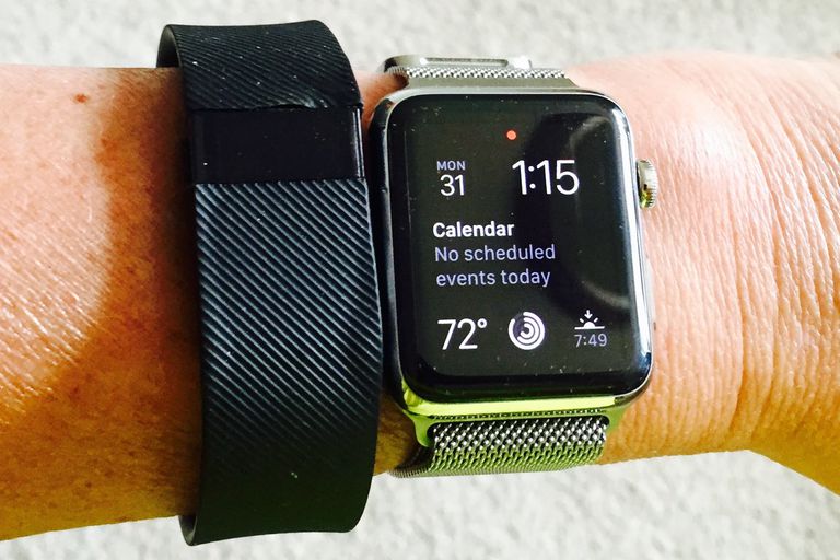 Apple Watch, 2015 gada, izmēģinājuma maksa, dienu izmēģinājuma, Fitbit Surge, ietilpst Fitbit