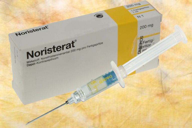 Noristerat injekcija, lieto Noristerat, Depo Provera, ilgst nedēļas, katrām sievietēm