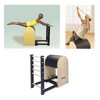 Balanced Body, Peak Pilates, Pilates aprīkojums, tradicionāls Pilates, kāpņu mucas