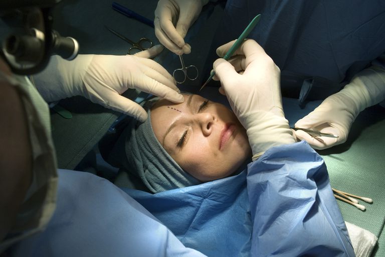 ķirurģiskas procedūras, ķirurgu biedrībā, plastiskās operācijas