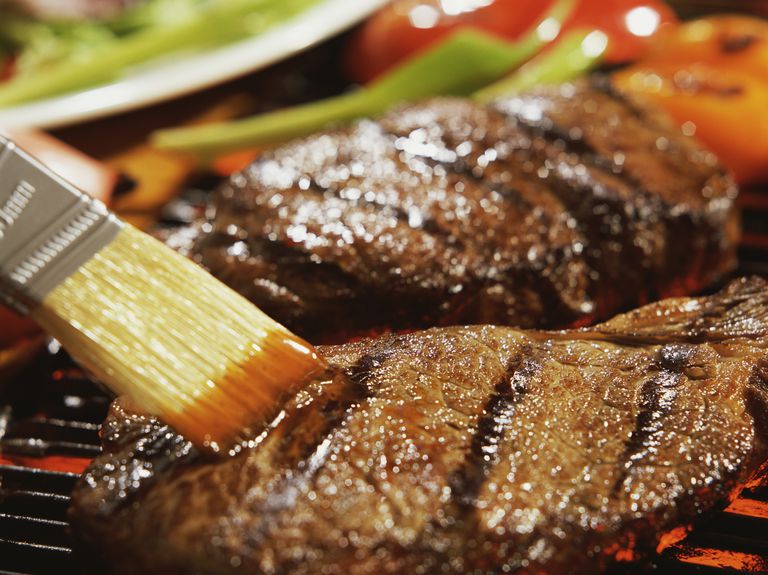 steika mērce, steika mērcē, steiku mērci, glutēna graudiem, glutēna steika, mazāk nekā
